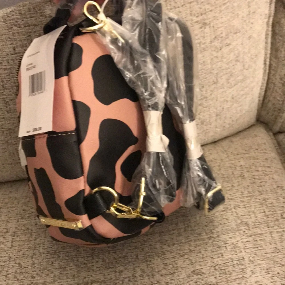 Betsey Johnson leopard mini backpack